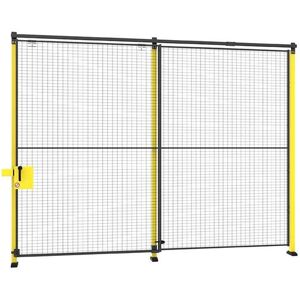 Axelent X-Guard skydedør, X-lock, venstre, HxB 2200x1500 mm