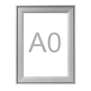 Plakatramme / Snapramme A0 Premium, aluminium, 2-pak