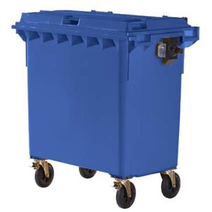 Affaldscontainer 770 liter, blå
