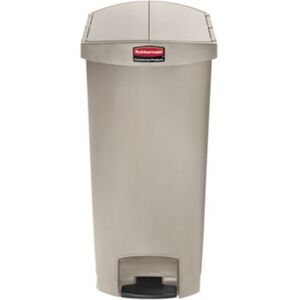 Rubbermaid Pedalspand 68 liter,  beige