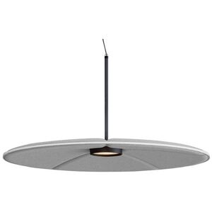 Lydabsorbent Lily lampe med LED, Ø 1200 mm, lysegrå