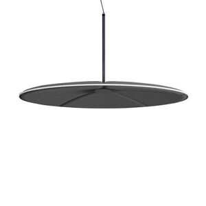 Lydabsorbent Lily lampe uden LED, Ø 1200 mm, sort