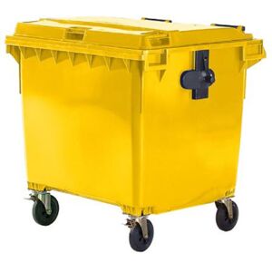 Affaldscontainer 1100 liter, gul