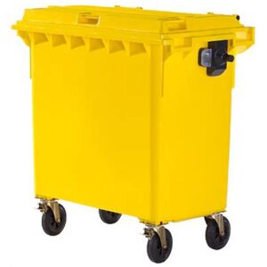 Affaldscontainer 770 liter, gul