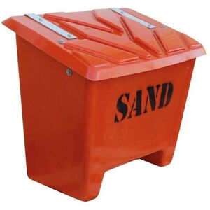 Kiruna saltbeholder / sandbeholder, 130 l, orange, LxBxH 840x510x660 m