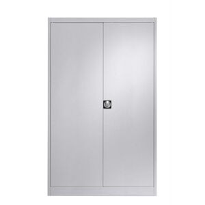 Stålskab Universal, BxDxH 1200x420x1950 mm, grå med dobbelte døre