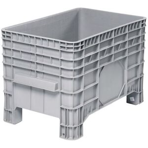 Plastcontainer Burgha, med fødder, 285 liter