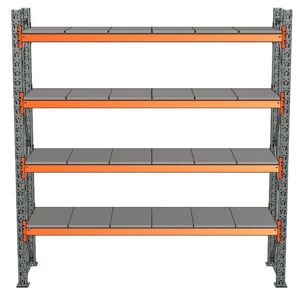 Nethylde til pallereol Herkules, grundsektion 4 net-hylder, 3000x2650x