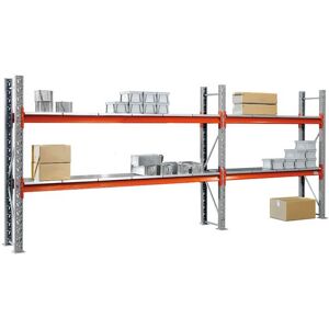 Pallereol Herkules, tilbyningssektion 2 hylder, 2000x1850x500 mm