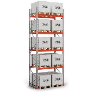 Grundsektion til Pallereol Space B1100xH5000 mm, til 10 paller, 1000 k