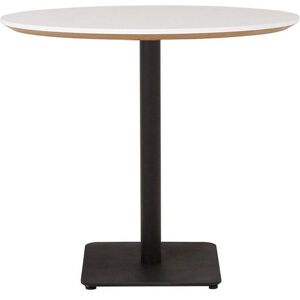 Cafebord Trend, Diameter Ø900 mm, sort firkantet fod