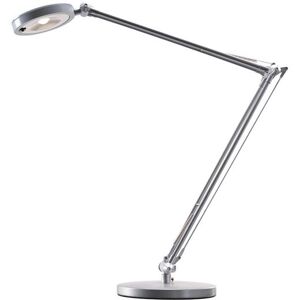 Skrivebordslampe LED Juno, 6,5 W, sort, sølv, rød