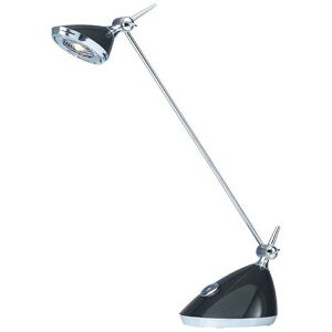 Skrivebordslampe LED Ian, H 590 mm, antracit, 3000 Kelvin, varmhvidt l