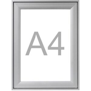 Plakatramme / Snapramme A4 Premium, aluminium, 2-pak