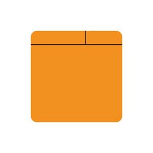 Post-it magnetisk, orange, 10-pk