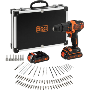 Black & Decker BDCHD18BAFC Slagboremaskine - 83 dele