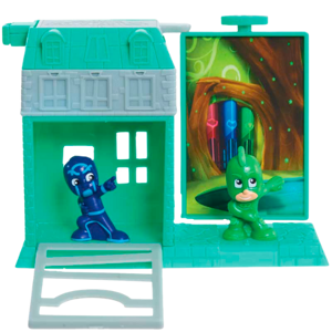 PJ Masks Pyjamasheltene Trap & Escape Legesæt - Gekko & Night Ninja