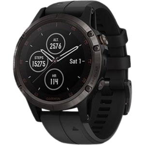 Garmin Fenix 5 Plus Sapphire Edition Titanium Sort