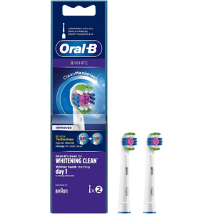 Oral-B 3D White CleanMaximiser Børstehoveder - 2 stk.