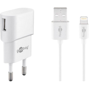 Goobay Apple Lightning Opladersæt - 1 m