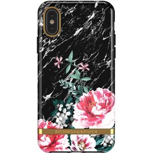 Richmond & Finch Black Flower Mobil Cover - iPhone X/Xs