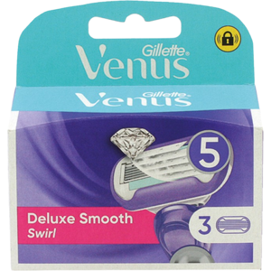 Gillette Venus Deluxe Smooth Swirl Barberblade 3 stk