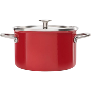 KitchenAid Cookware Gryde m. Låg Rød 3.7 liter