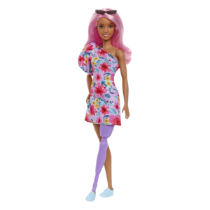 Mattel Barbie Fashionistas Dukke - One Shoulder Kjole
