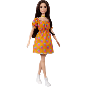 Mattel Barbie Fashionistas Dukke - Prikket Kjole