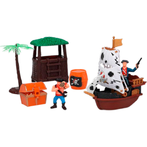 Keyly Toys Pirate Ship Legesæt - 7 dele