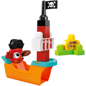 Mega Bloks Peek A Blocks Piratskib - 11 dele