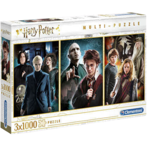 Clementoni Harry Potter Puslespil 3x1000 brikker