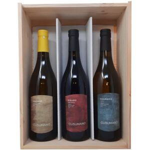 Cusumano Sicilia Trio Grillo, Nero d'Avola e Angimbè [3x bot. Cassetta di Legno]