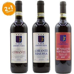 Casa Fiorenza Brunello, Chianti Riserva + Chianti Omaggio [3 bot.]