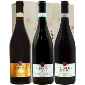 Barolo, Nebbiolo e Barbera Trio Piemonte - Cascina Botal [3 bot. in Cassetta di Legno]