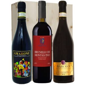 Amarone, Barolo e Brunello - Cascina Botal, Casa Fiorenza e FNA [3 bot. in Cassetta di Legno]