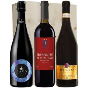 Barolo, Brunello e Franciacorta - Cascina Botal, Casa Fiorenza e Pavò [3 bot. in Cassetta di Legno]