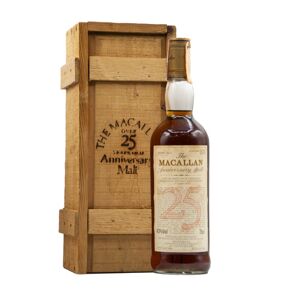 Whisky Macallan 1964 Anniversary Malt 25 Year Old / Giovinetti Import - Macallan [Origianl Wood Box]