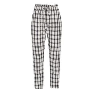 Galiente White checked trousers