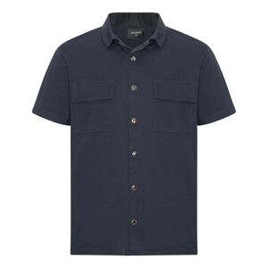 Galiente Short sleeve navy blue cargo shirt