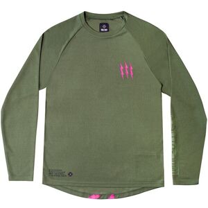 MUC-OFF Riders Long Sleeve Jersey (Grøn, L)