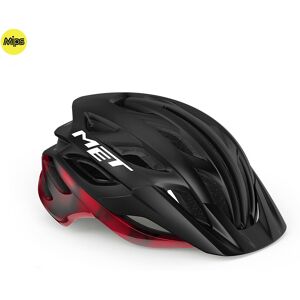 MET Cykelhjelme MET Veleno MIPS (Black Red/Matt Glossy, M)