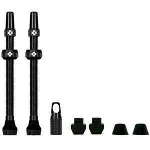 MUC-OFF Tubeless Ventil Kit V. 2.0 (Sort, 80mm)