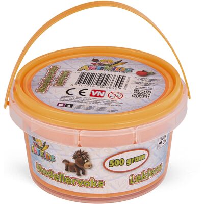 ART Neon orange modellervoks i spand - 500 g voks ART Neon orange modellervoks i spand - 500 g voks