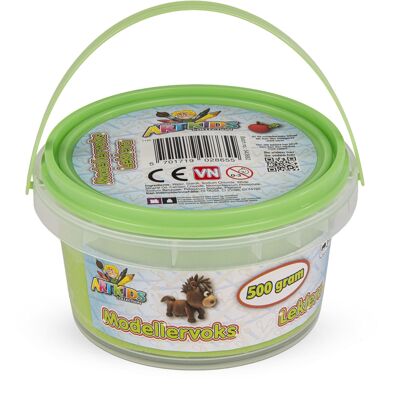 ART Neon grøn modellervoks i spand - 500 g voks ART Neon grøn modellervoks i spand - 500 g voks