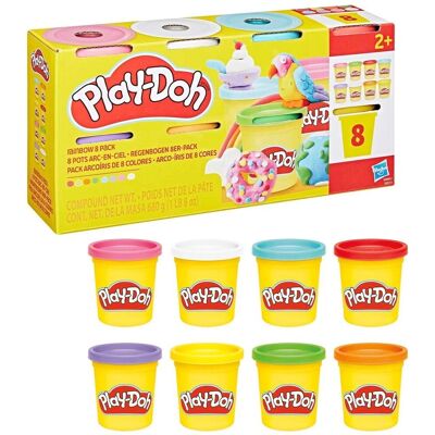 Play-Doh modellervoks 8 bøtter i klassiske farver - 680 g Play-Doh modellervoks 8 bøtter i klassiske farver - 680 g