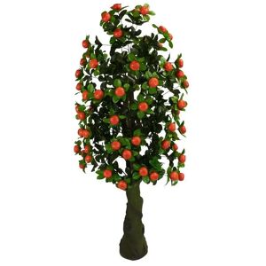 Home-tex Kunstig Appelsintræ - Højde 140 cm - Dekorative grønne blade - Kunstig træ