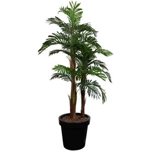 Home-tex Kunstig Areca Palme - 185 cm høj - Store og dekorative blade - Kunstig plante