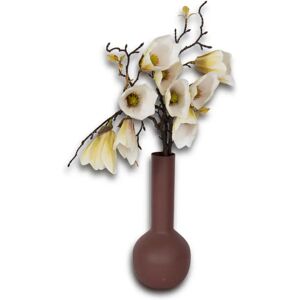 Home-tex Magnolia gren - 49 cm - Flot kunstig gren med hvide blomster - Dekoration til boligen