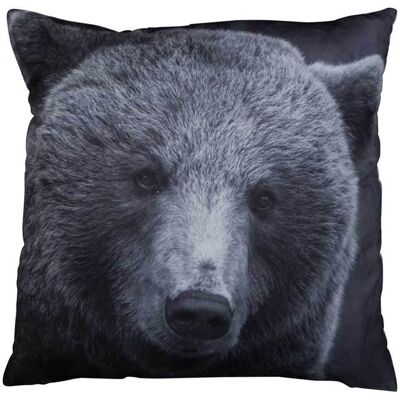 Borg Living Bjørn 30x30cm Pude - 2-i-1 Design - Blødt Kunstlæder Borg Living Bjørn 30x30cm Pude - 2-i-1 Design - Blødt Kunstlæder